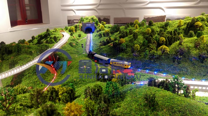 中國鐵路北京局集團有限公司---京張鐵路青龍橋站場景沙盤